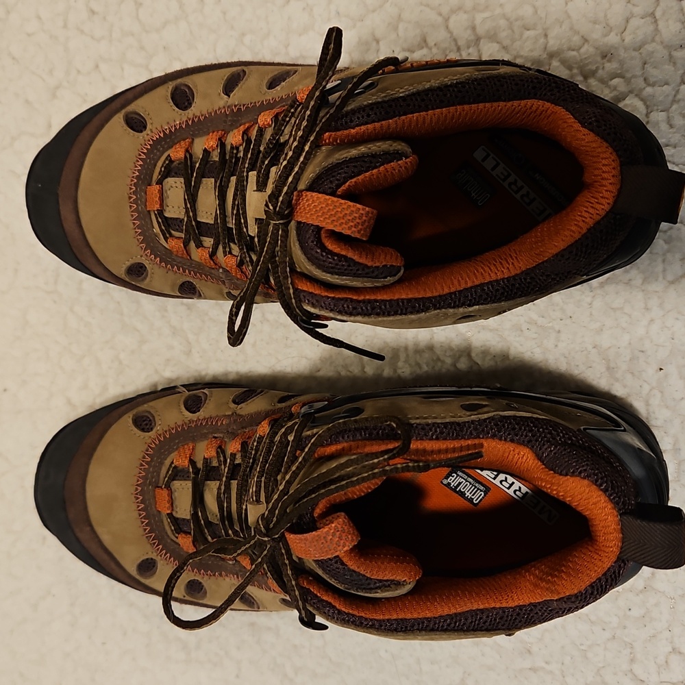 Merrell Chameleon Arc 2 Mid WP/Deep Trail Hiking Boots Tan Women's 9.5/40.5